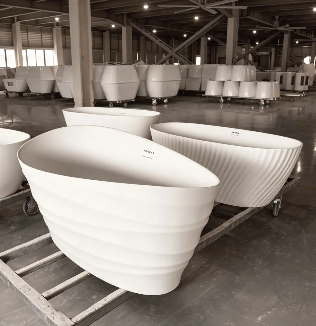 LESOH bathtub production workshop