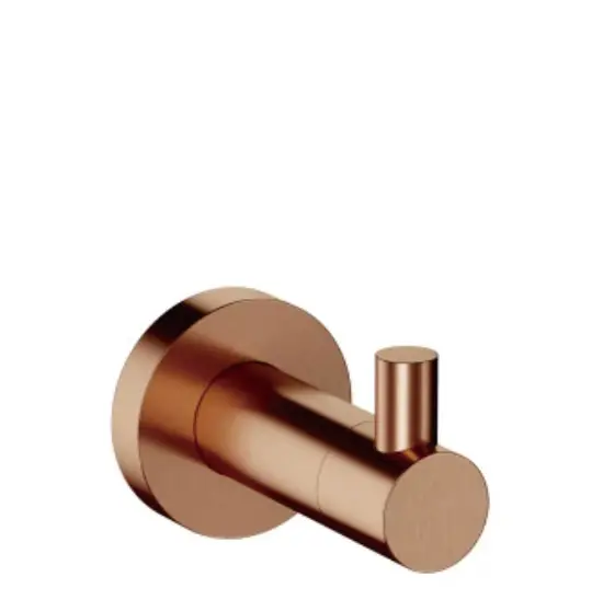 Modern Project hook in brushed copper